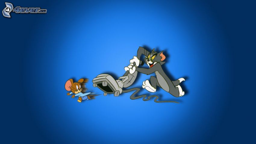 Tom and Jerry, vacuum cleaner