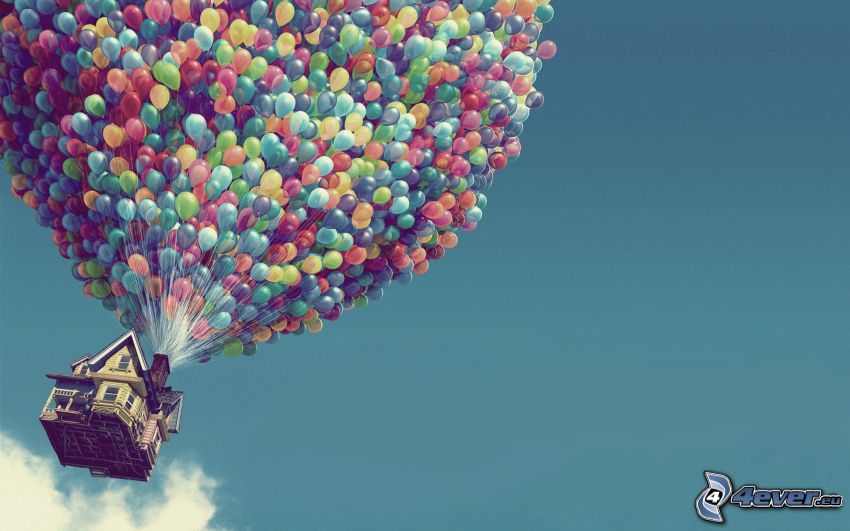 Up, balloons
