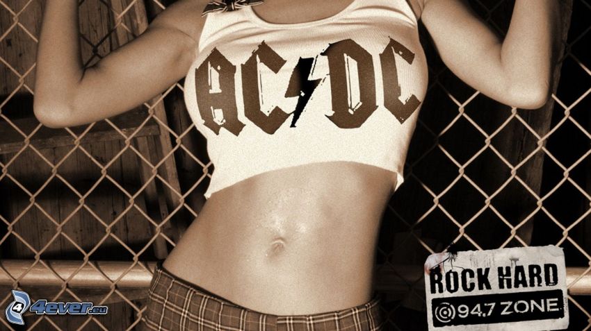 AC/DC, sexy belly