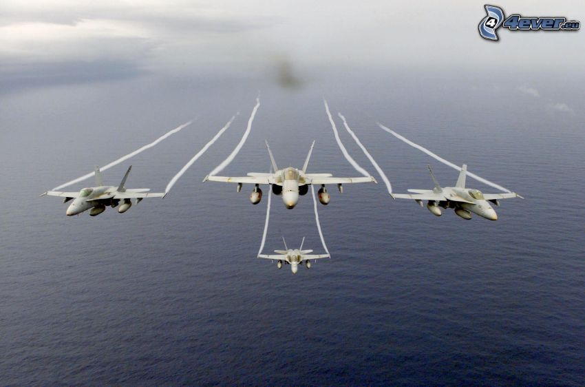 F/A-18 Hornet, sea