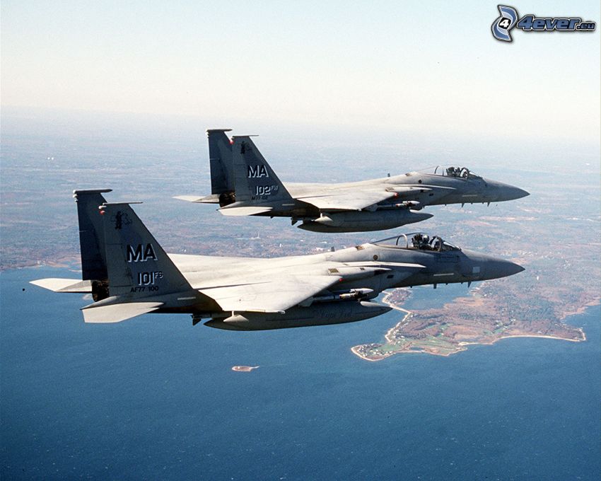 Fleet of F-15 Eagle