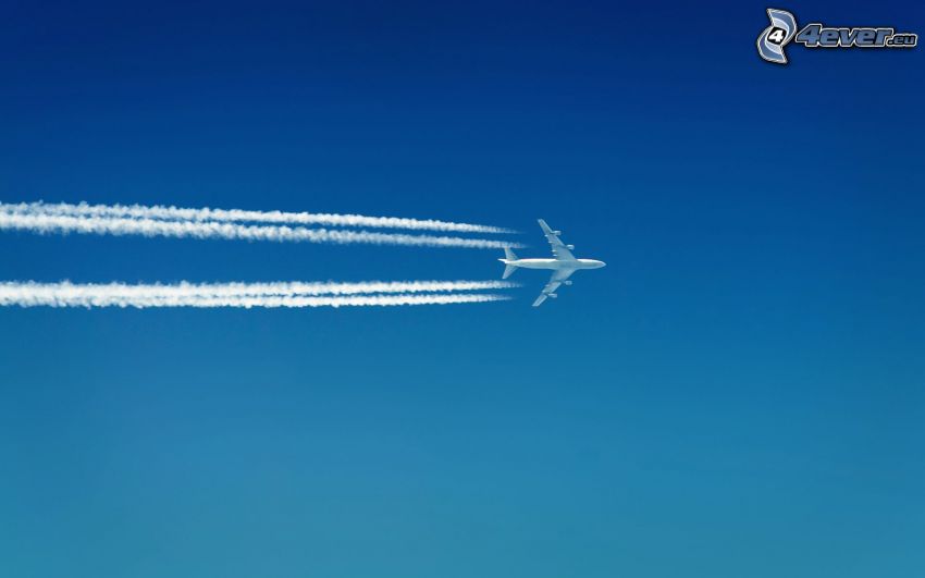 aircraft, contrail