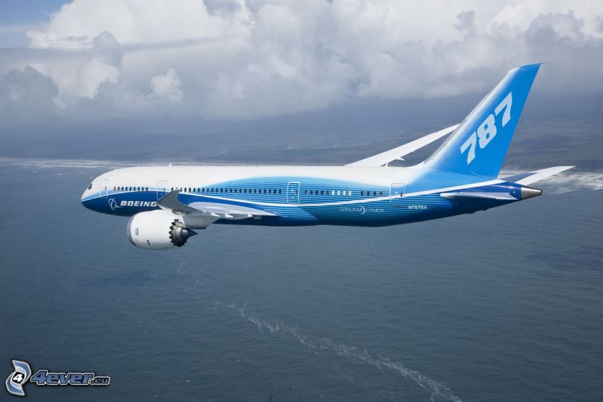 Boeing 787 Dreamliner, sea