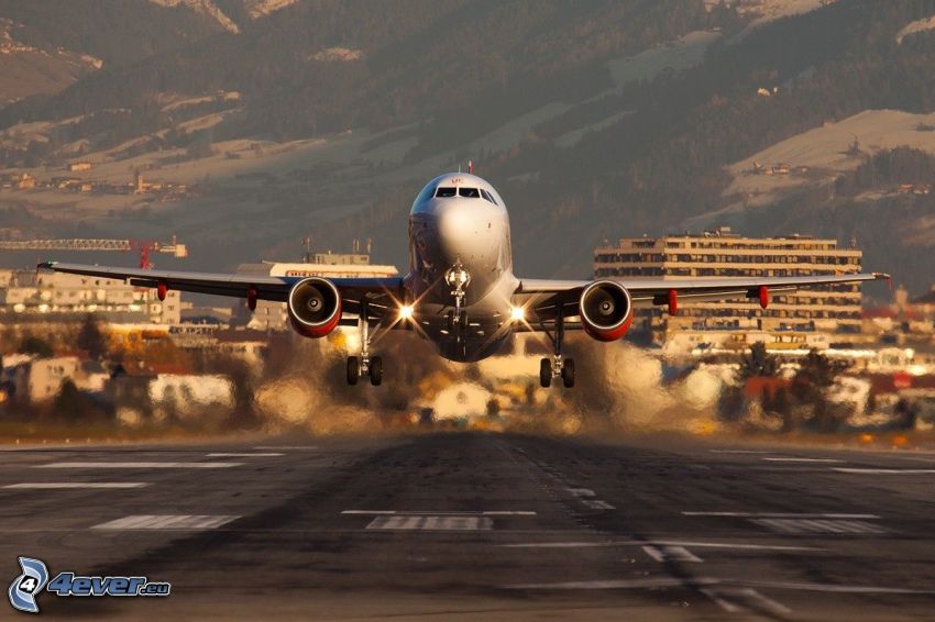 landing, aircraft, runway