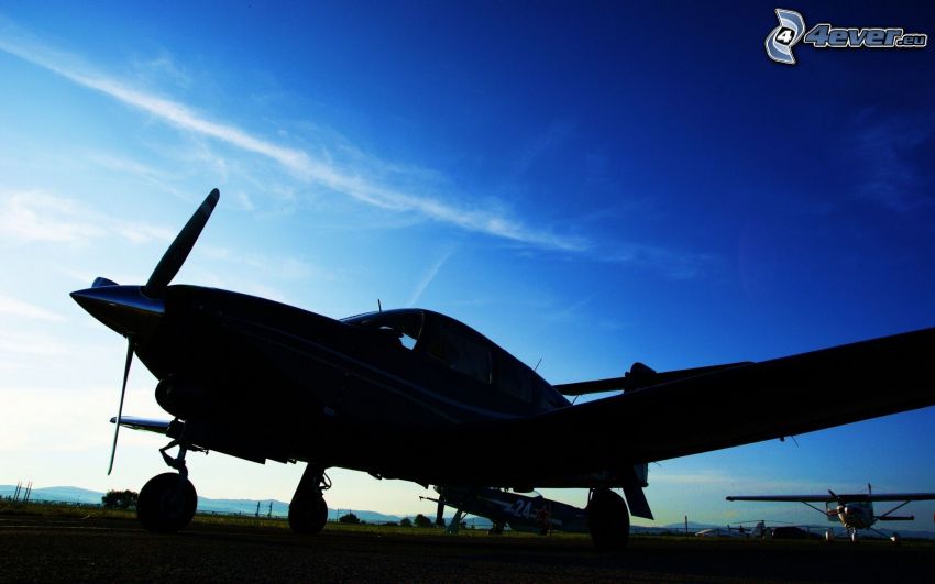 silhouette of the aircraft