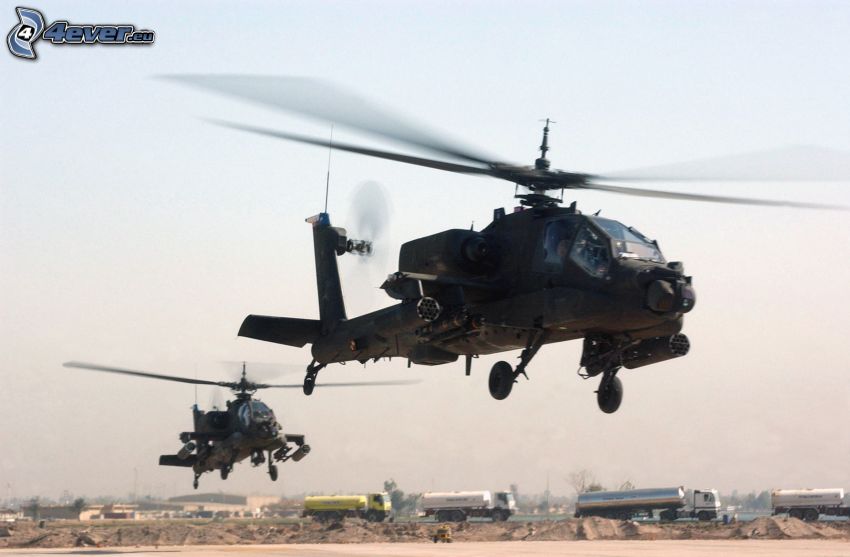 AH-64 Apache, camions