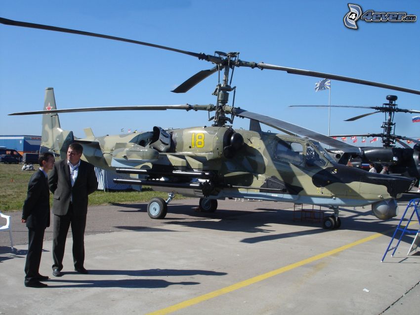 Kamov KA-50, military helicopter