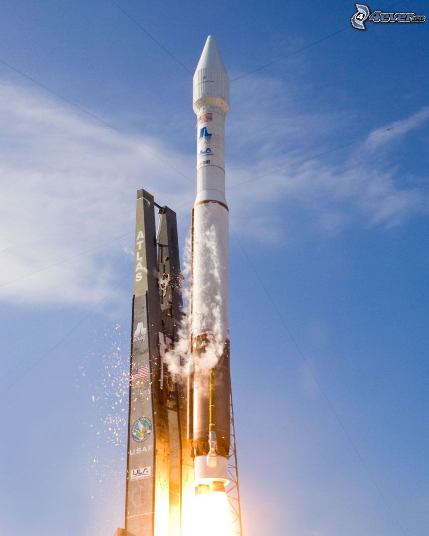 Atlas V, launch of rocket