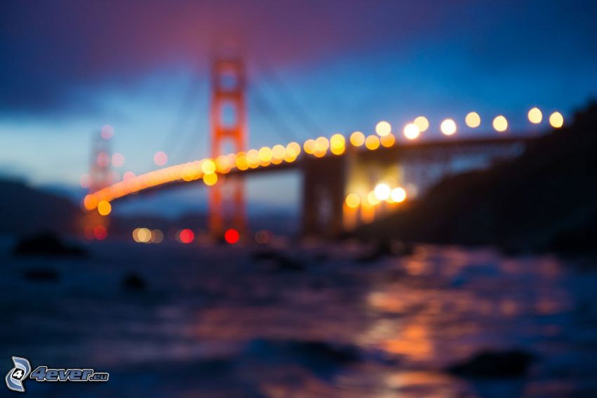 Golden Gate, lights