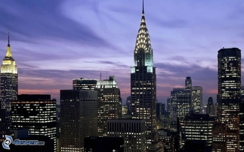 Chrysler Building, Empire State Building, New York, skyscrapers