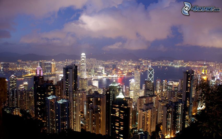 Hong Kong, skyscrapers