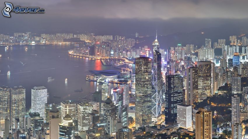 Hong Kong, skyscrapers