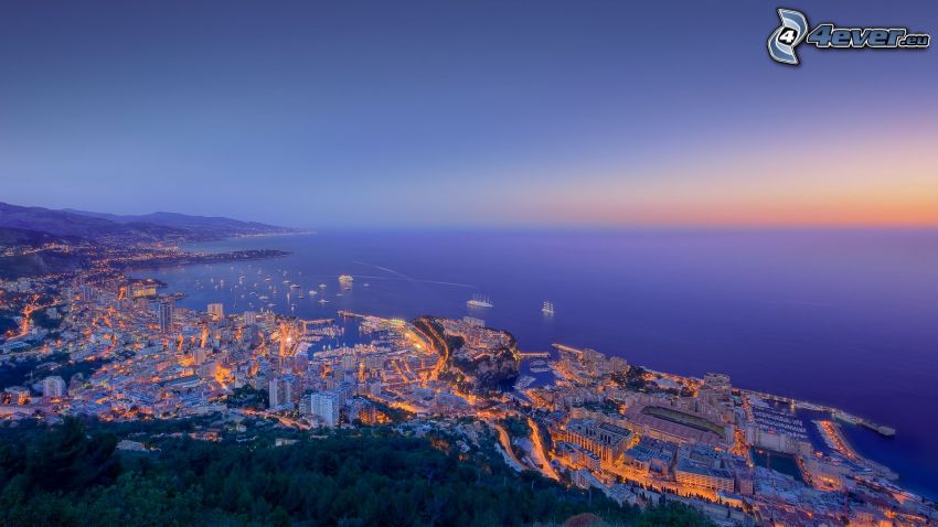 Monaco, seaside town