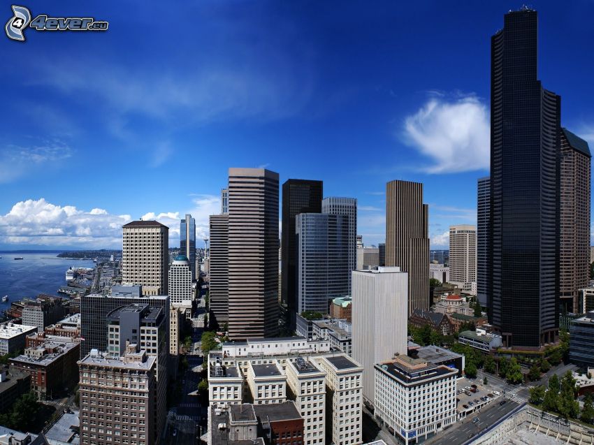 Seattle, skyscrapers