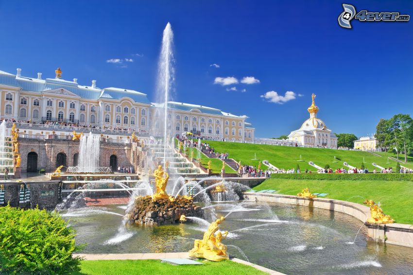 fountain, Saint Petersburg