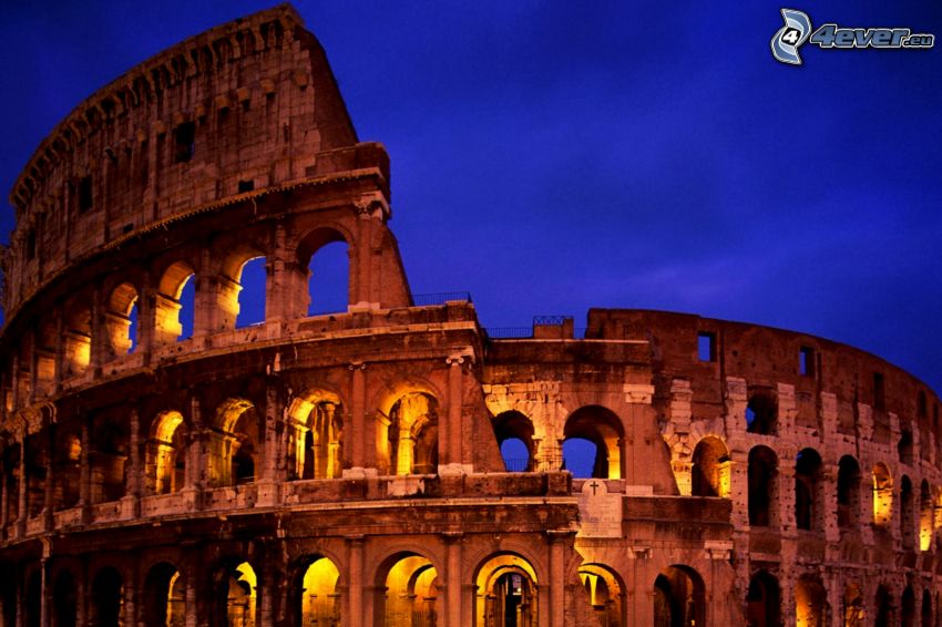 Colosseum, night