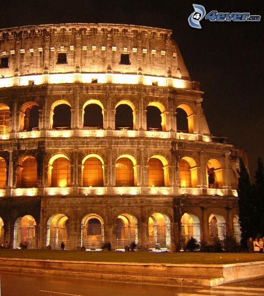 Colosseum, night