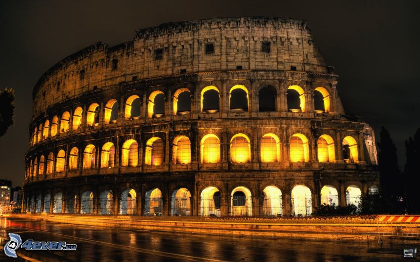 Colosseum, night