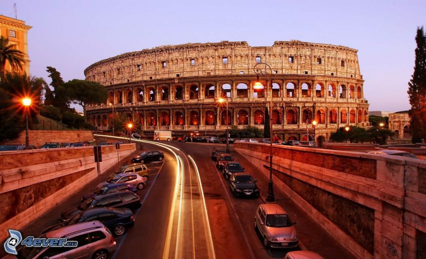 Colosseum, road