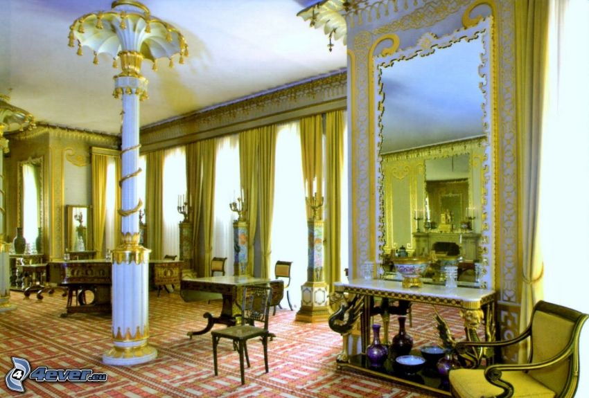 Royal Pavilion, interior, chairs