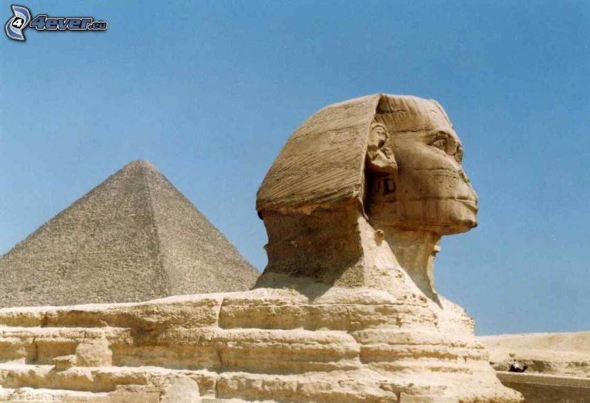 Sphinx, pyramid