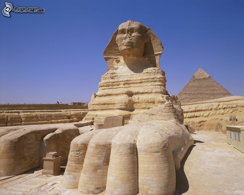 Sphinx, pyramid