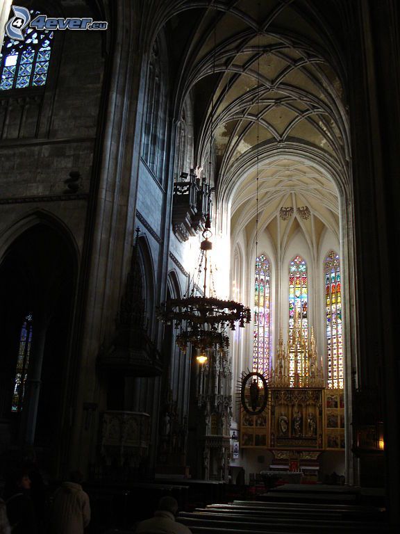 St. Elisabeth Cathedral, interior, ceiling, vault