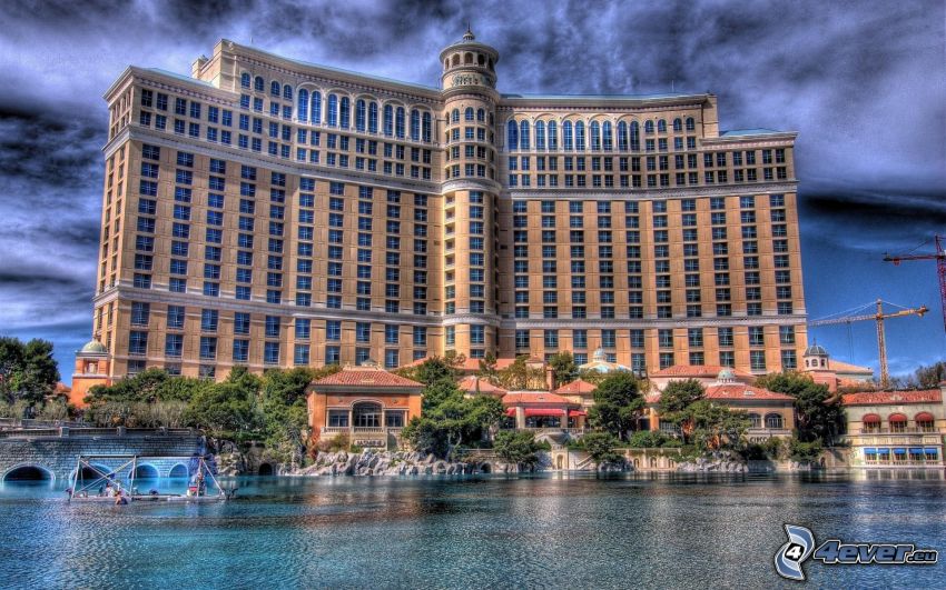hotel Bellagio, Las Vegas, hotel, HDR