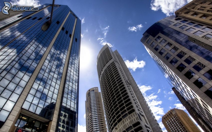 skyscrapers, Sydney, Australia