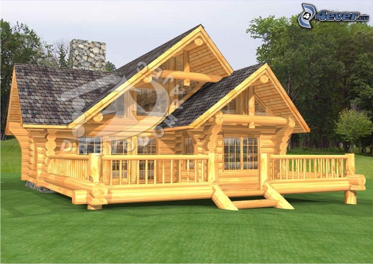 wooden house