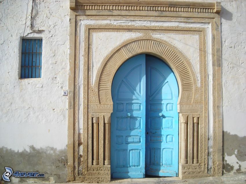 old door, gate, window