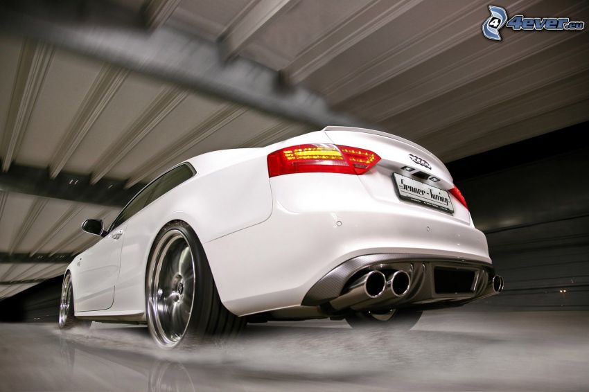 Audi S5, speed, exhaust