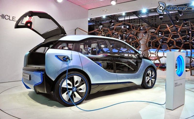 BMW i3, charging, exhibition, auto show