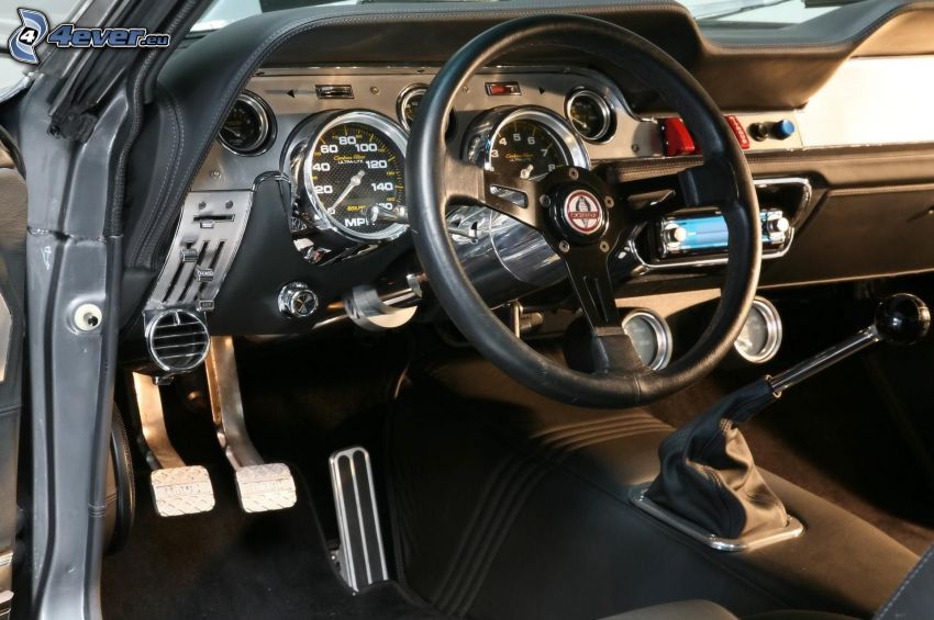 Cadillac, interior, steering wheel, gear lever