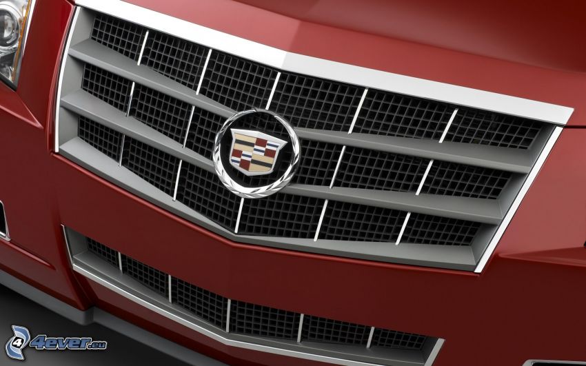 Cadillac CTS, front grille, logo