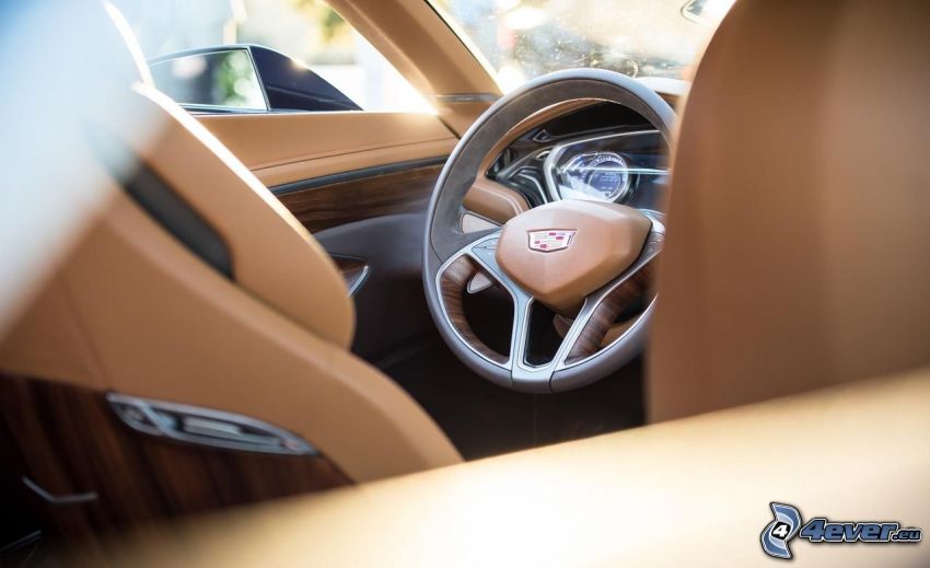 Cadillac Elmiraj interior, steering wheel