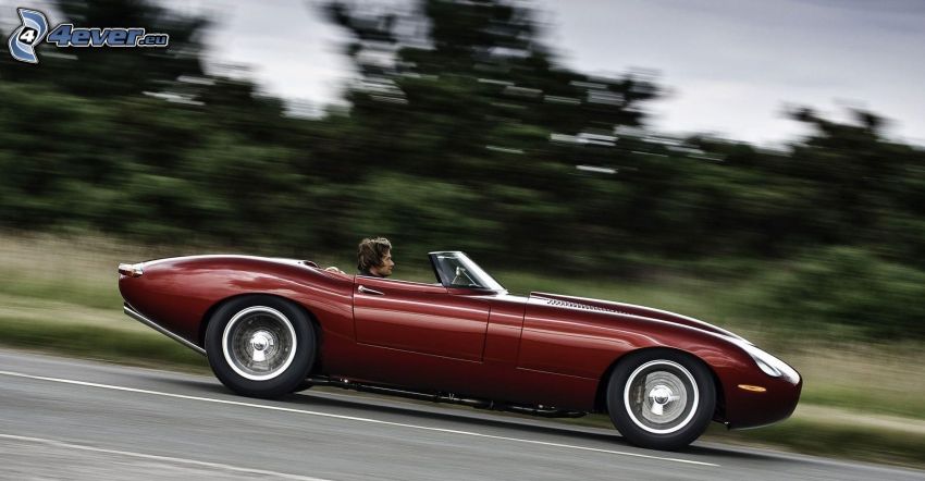 Eagle E-Type, oldtimer, convertible, speed