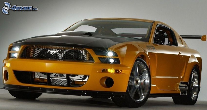 Ford Mustang, front grille