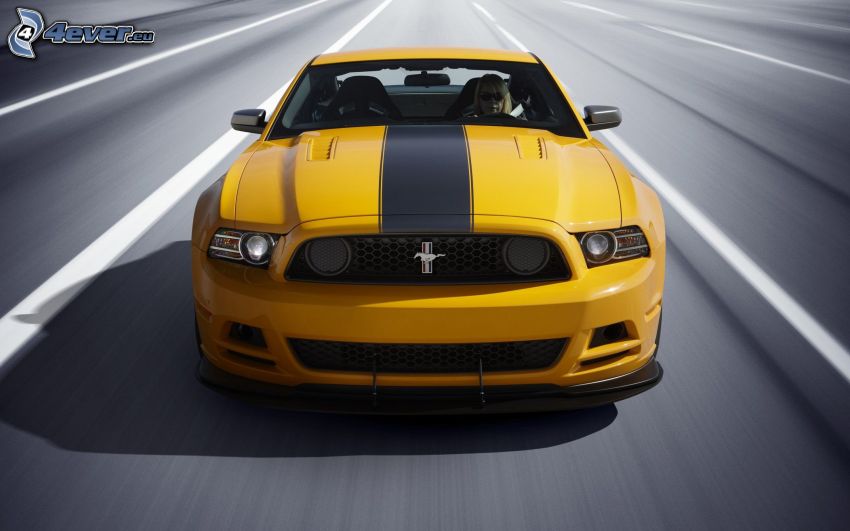 Ford Mustang Boss 302, speed