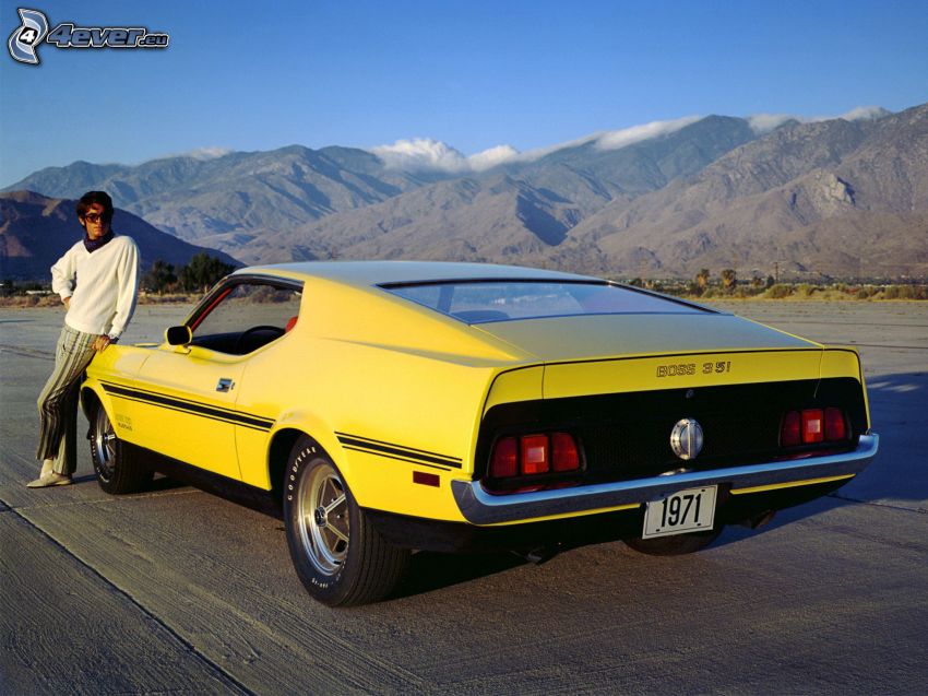 Ford Mustang Boss 351, mountain