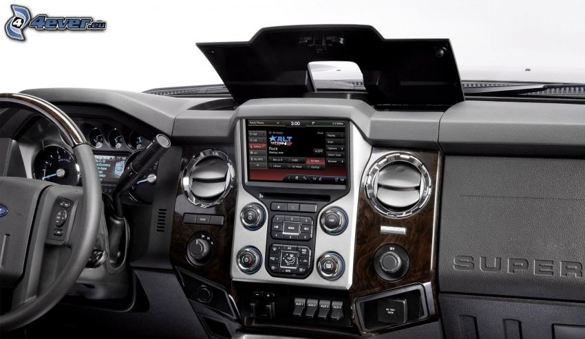 Ford Super Duty, interior, dashboard