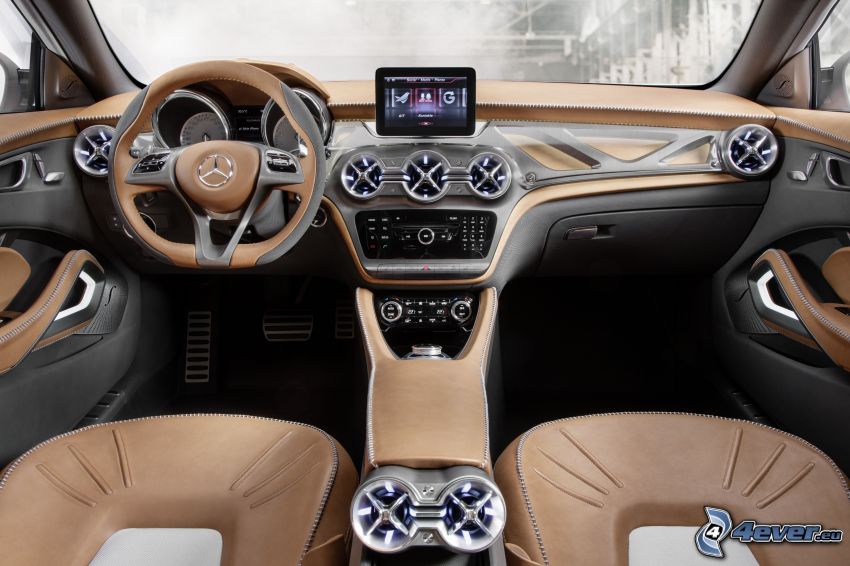 interior of Mercedes-Benz GLA