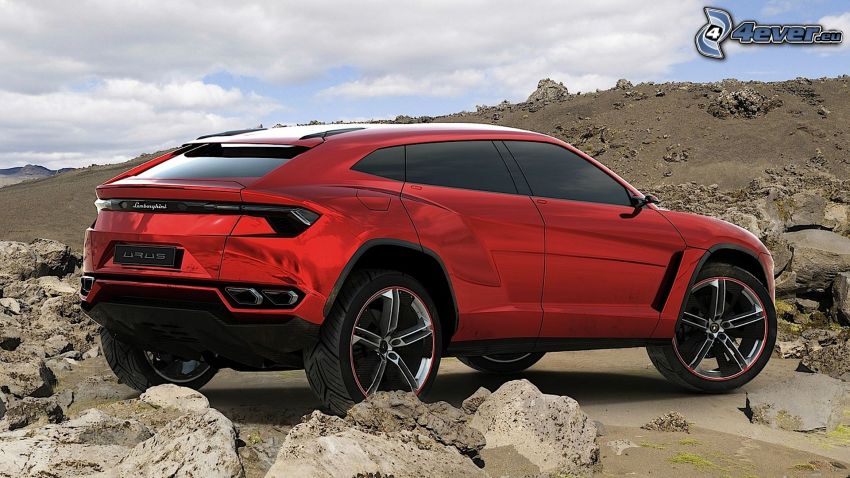 Lamborghini Urus, rocks