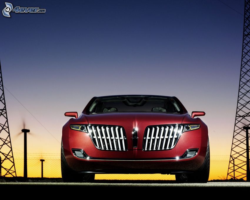 Lincoln MKR, evening sky