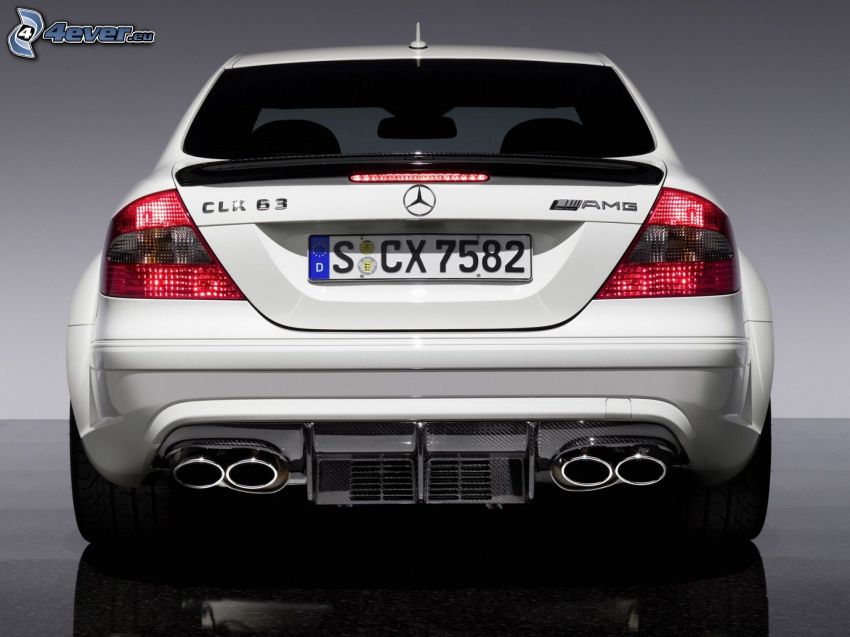 Mercedes-Benz CLK, exhaust, taillight