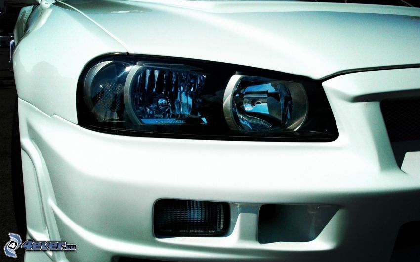 Nissan Skyline GT-R, headlight