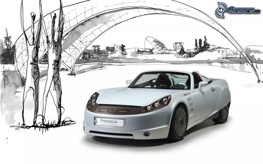 Protoscar Lampo, convertible, electric car