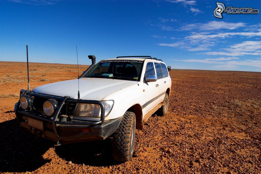 Toyota Land Cruiser, desert