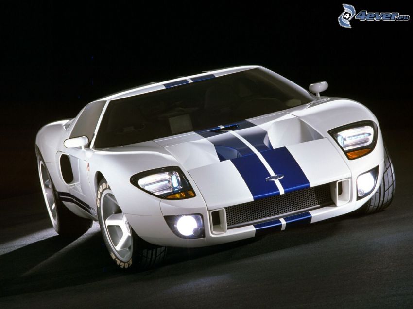Ford GT40, white