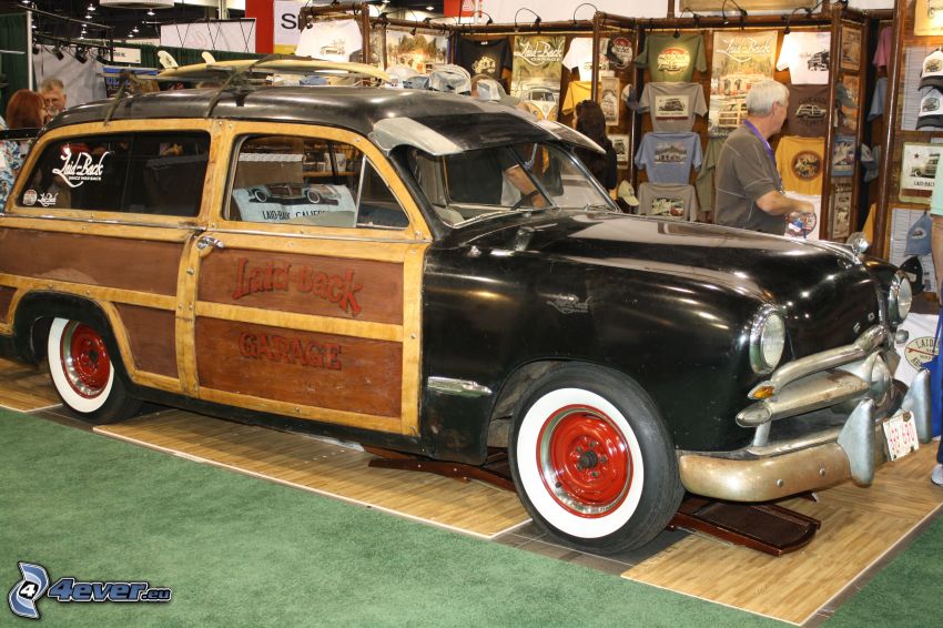 Ford Woody, oldtimer, exhibition